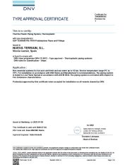 Certyfikat DNV - okładka