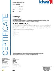 Certyfikat KIWA - kształtki - okładka