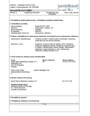 Karta charakterystyki tworzywa - Akoalit PB 4237 GREY - okładka