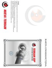 Karta gwarancyjna - okładka